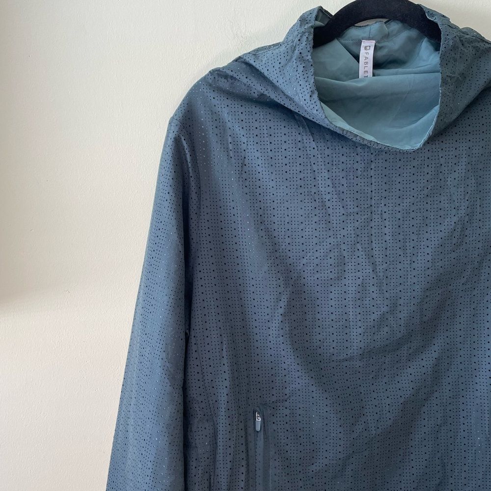 Fabletics Liora Mesh Pullover Cinch Waist Dark Gr… - image 6